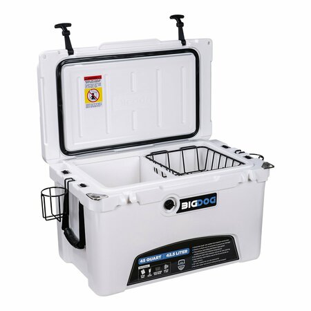 Husky Towing COOLER-FOOD AND BEVERAGE, 45 QT COOLER WITH ACCESSORIES BDC45